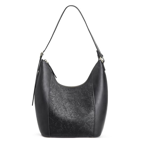Leather Shoulder Bag Hobo Bag Top Handle Handbag Satchel Purse Rose :[ - Picture 1 of 7